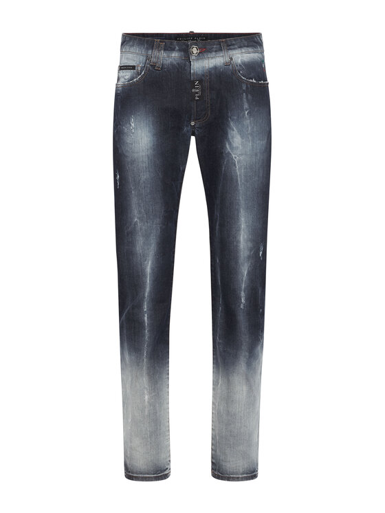 PHILIPP PLEIN PHILIPP PLEIN Jeansy 403 Niebieski Straight Leg
