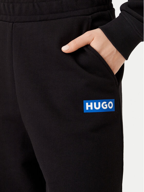 HUGO HUGO Melegítő alsó 50522435 Fekete Relaxed Fit