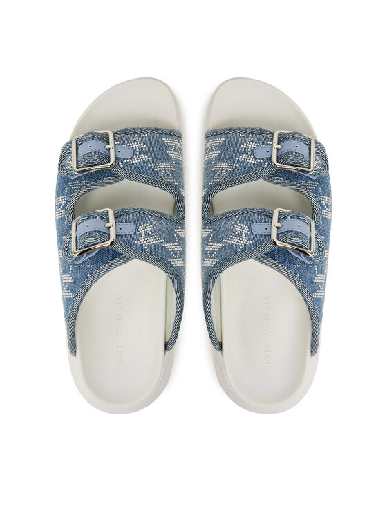 KARL LAGERFELD KARL LAGERFELD Šľapky Kapri Slide KL62505A Modrá