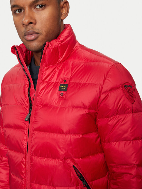 Blauer Blauer Kurtka puchowa 24WBLUC03024 Czerwony Regular Fit