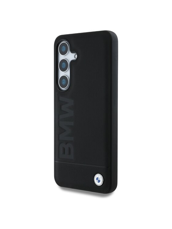 BMW Motorsport BMW Motorsport Etui na telefon Leather Big Wordmark Czarny