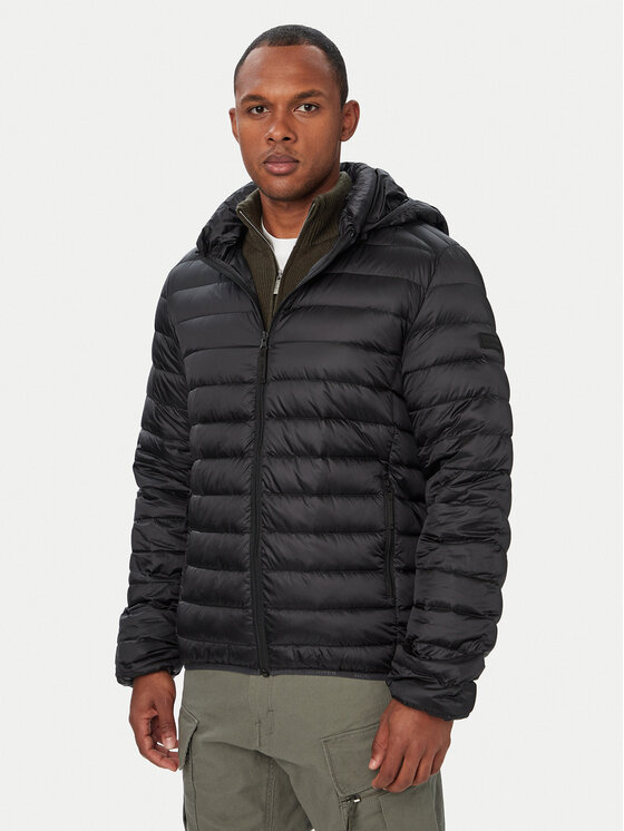 Hunter Hunter Geacă din puf 62KUMP1000 Negru Regular Fit