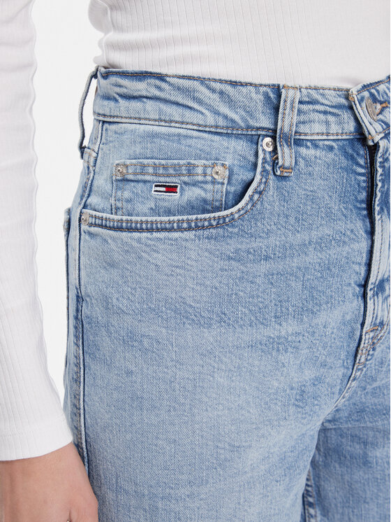 Tommy Jeans Tommy Jeans Traperice Claire Hgh Wd Ah5117 DW0DW17282 Plava Slim Fit