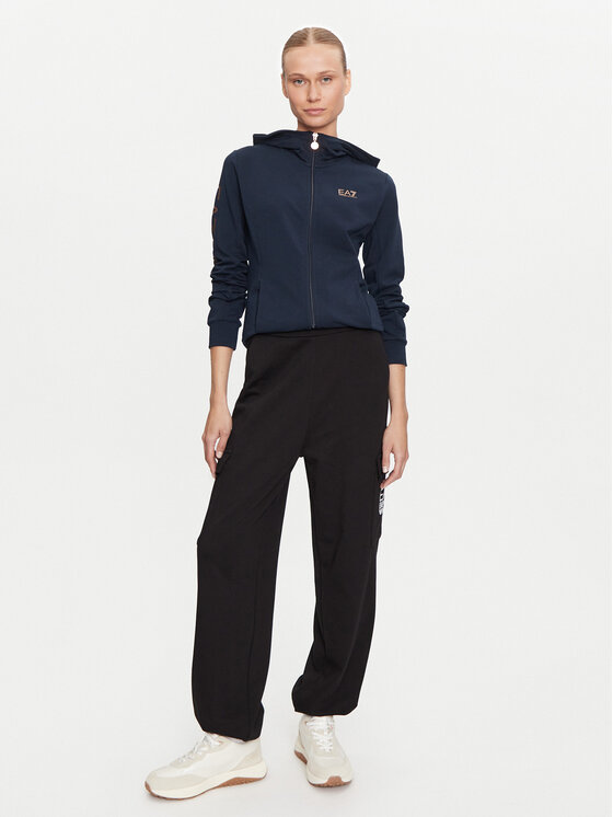 EA7 Emporio Armani EA7 Emporio Armani Pulóver 6DTM10 TJZEZ Sötétkék Regular Fit