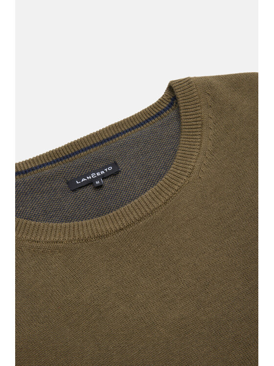 Lancerto Lancerto Sweter Morey SW073223000022 Zielony Regular Fit