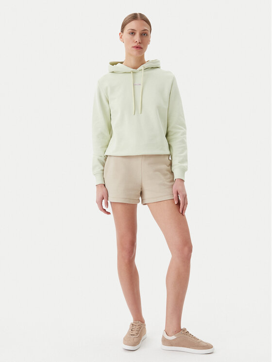Calvin Klein Jeans Calvin Klein Jeans Pulóver Placed Institutional J20J225364 Zöld Regular Fit