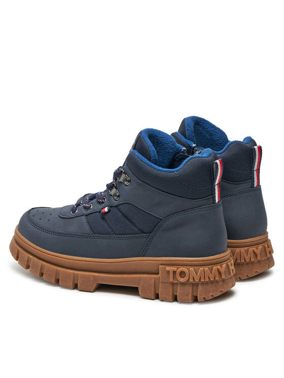 Tommy Hilfiger Tommy Hilfiger Bakancs Lace-Up Bootie T3X5-33707-1492 S Sötétkék