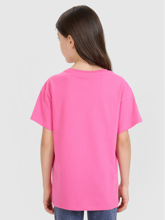 4F 4F T-Shirt HAVE SOME FUN Różowy Regular Fit