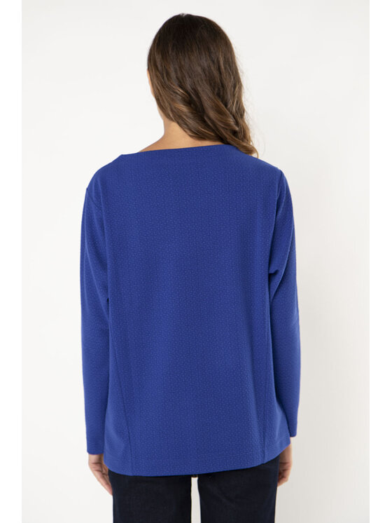 QUIOSQUE QUIOSQUE Blúzka CUBI BLOUSE Modrá Regular Fit