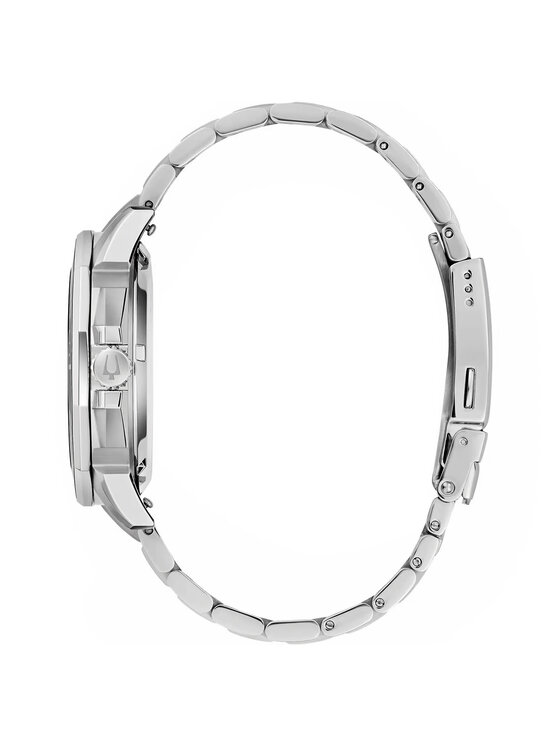 Bulova Bulova Zegarek 96B433 Srebrny