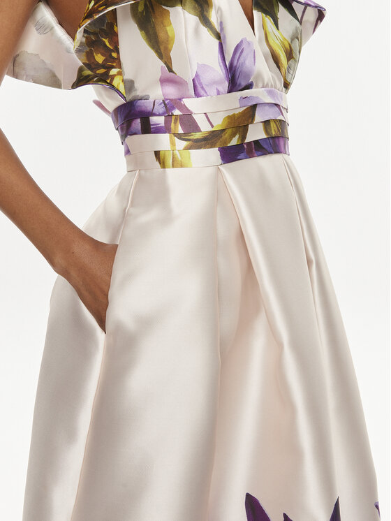 Babylon Babylon Abendkleid S00855 Beige Regular Fit