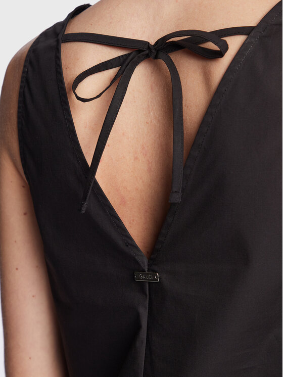 Gaudi Gaudi Jeans Vsakodnevna obleka 311BD15023 Črna Regular Fit