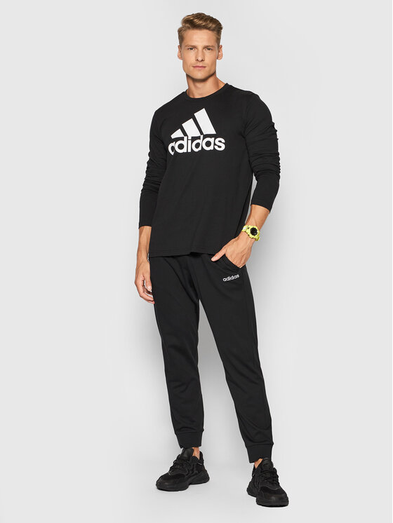 adidas S dlouhÃ½m rukÃ¡vem Essentials GV5274 ÄernÃ¡ Regular Fit â¢ Modivo.cz
