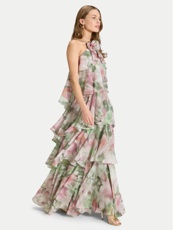 Swing Swing Večernja haljina 5AK11600 Šarena Regular Fit