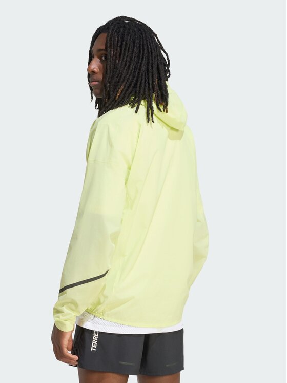 adidas adidas Kurtka do biegania 144305 Żółty Slim Fit