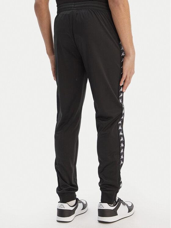 Kappa Kappa Долнище анцуг Banda Rastoria 303KUC0 Черен Slim Fit