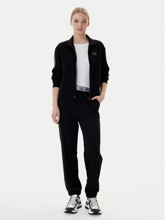 EA7 Emporio Armani EA7 Emporio Armani Суитшърт 7W001152 AF12501 UC001 Черен Regular Fit