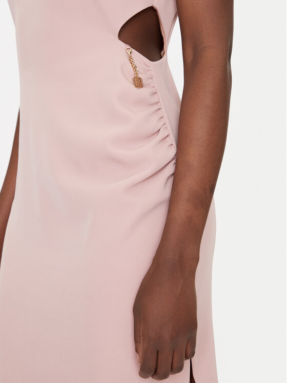 Fracomina Fracomina Coctailkleid FQ25SD2004W47601 Rosa Slim Fit