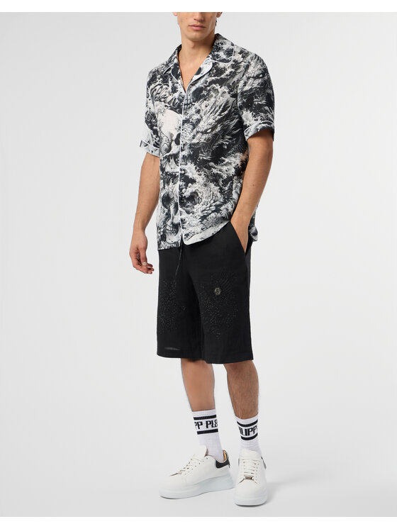 PHILIPP PLEIN PHILIPP PLEIN Koszula 29794 Czarny Regular Fit