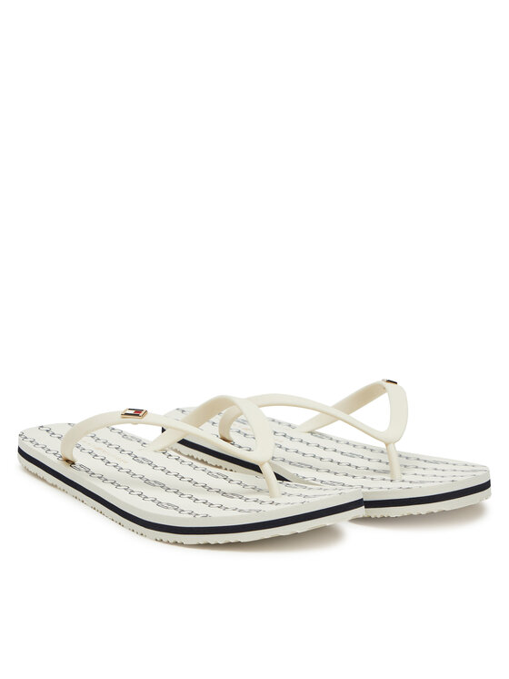 Tommy Hilfiger Tommy Hilfiger Čības uz pirksta FW0FW08518 Balts