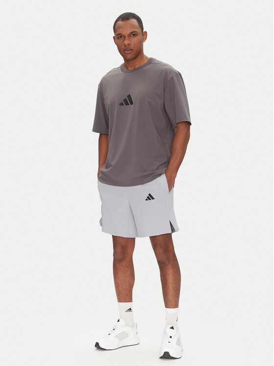 adidas adidas Majica Z.N.E. JC5483 Siva Loose Fit