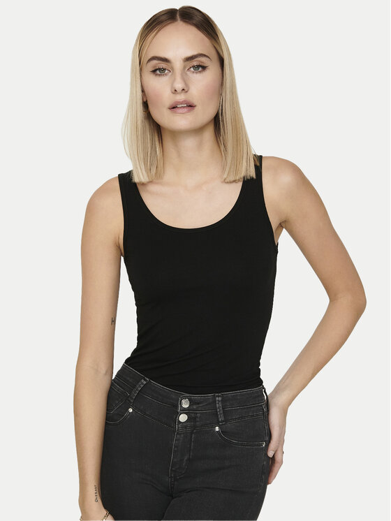 ONLY ONLY Top Live 15060061 Negru Slim Fit