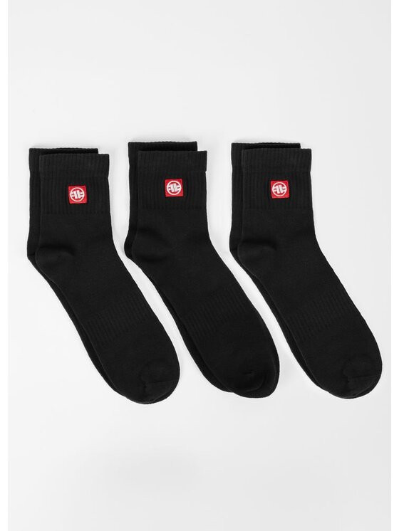 PITBULL PITBULL Skarpety krótkie Low Ankle Logo Czarny