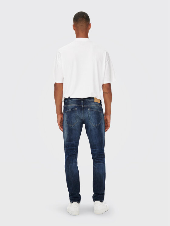 Only & Sons Only & Sons Jeansy Weft 22023251 Granatowy Regular Fit