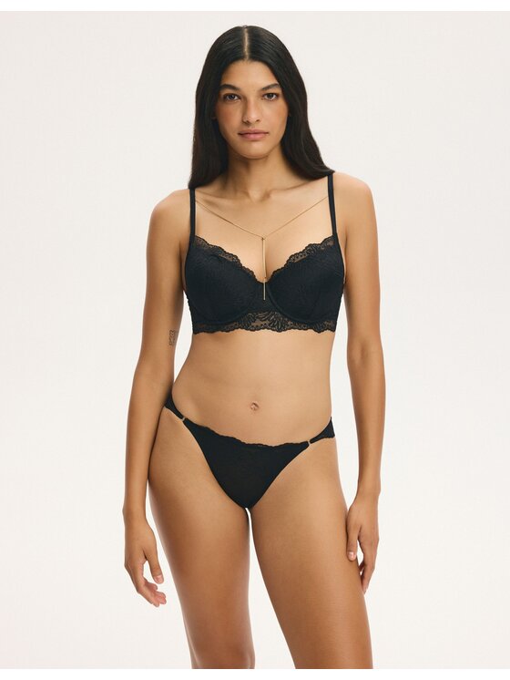 Esotiq Esotiq Biustonosz push-up 45919 Czarny