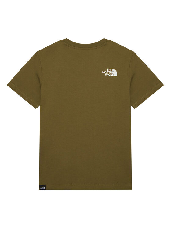 The North Face The North Face Tricou Simple Dome NF0A87T4 Kaki Regular Fit