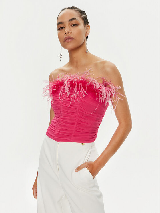 Patrizia Pepe Patrizia Pepe Blusa 8M1651 J116-M513 Rosa Slim Fit