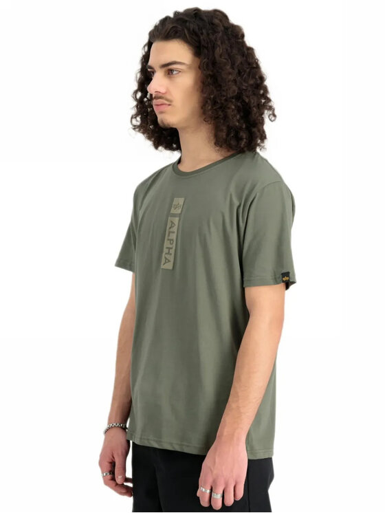 Alpha Industries Alpha Industries Tričko AI.146509-142 Kaki Regular Fit