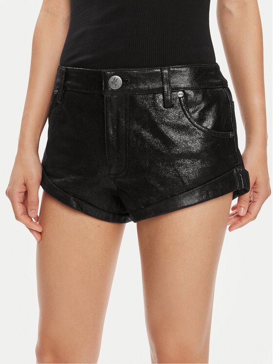 Pantaloncini di pelle cheap