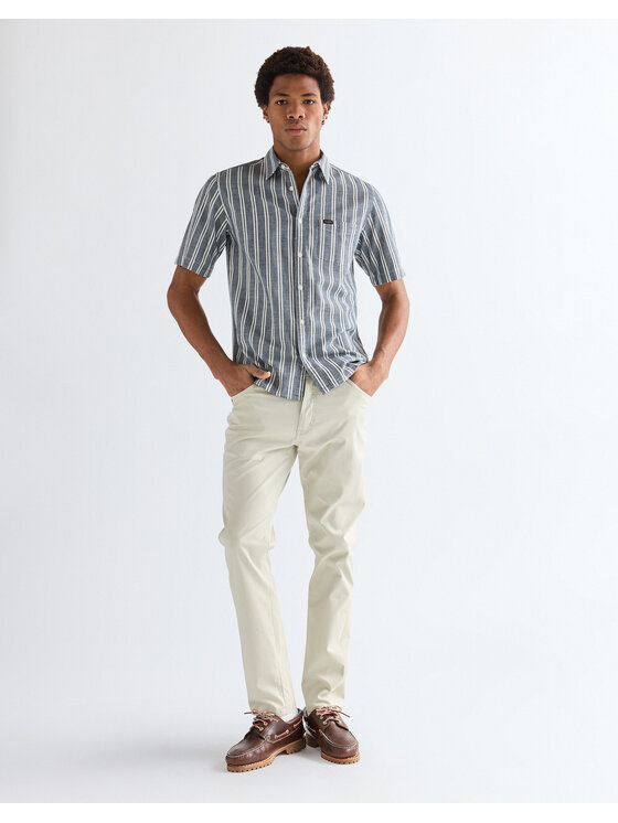 Wrangler Wrangler Jeansy LARSTON Biały Slim Fit