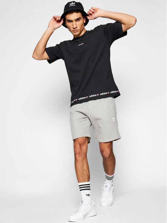 T-shirt Linear Logo Repeat GN7126 Nero Standard