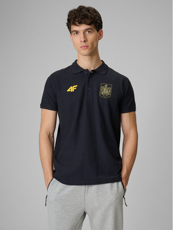 4F 4F T-Shirt TEAMWEAR Granatowy Regular Fit