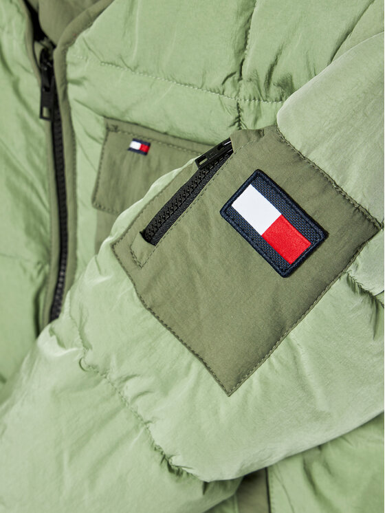 Tommy Hilfiger Tommy Hilfiger Geacă de iarnă Detachable Hood KB0KB06669 D Verde Regular Fit