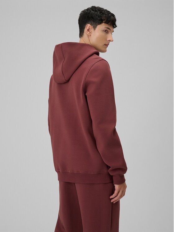 4F 4F Felpa 4FRSS26TSWSM2793-60S Rosso Regular Fit