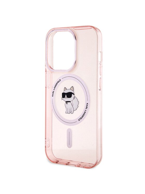 KARL LAGERFELD KARL LAGERFELD Etui na telefon IML Choupette MagSafe Różowy