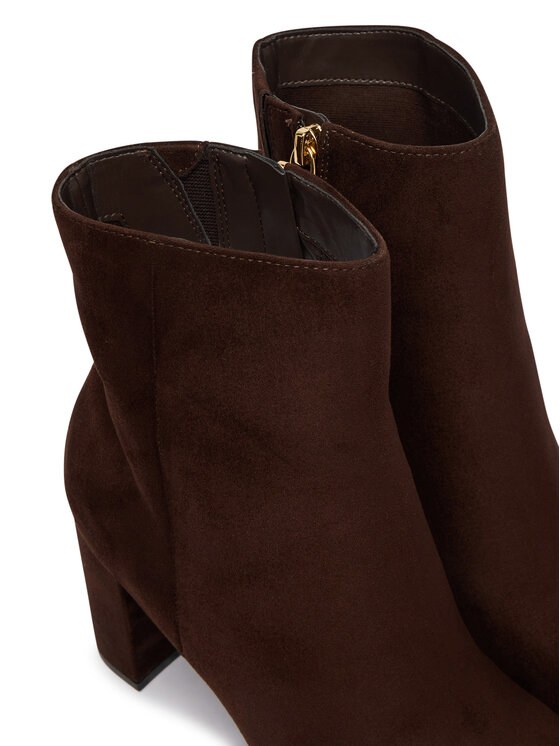 Guess Guess Botki FLFBER SUE10 Brązowy ciemny