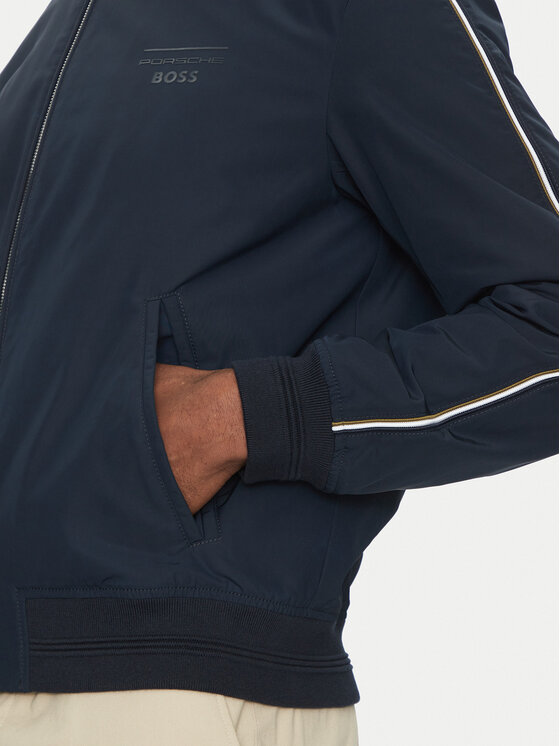 BOSS BOSS Kurtka bomber Coltar_PS 50532471 Granatowy Regular Fit