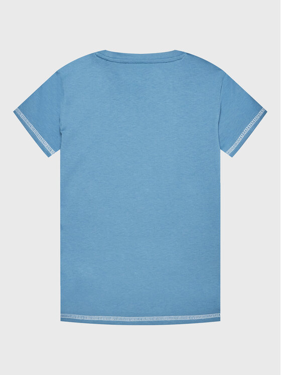 T-shirt L3RI18 K8HM0 Blu Regular Fit