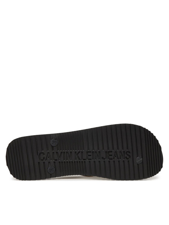 Calvin Klein Jeans Calvin Klein Jeans Japonke Beach Sandal Transparent Tpu YM0YM01267 Črna