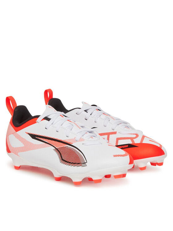 Puma Puma Ghete pentru fotbal Ultra 5 Play Fg/Ag Jr 108170 01 Alb