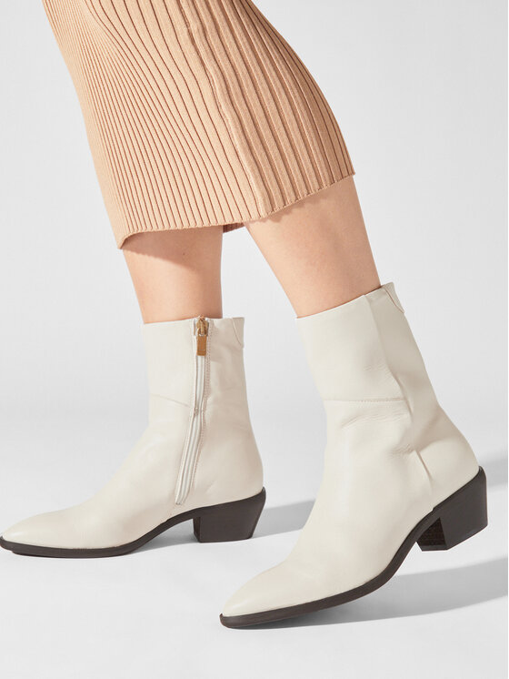 Gant Gant Botki St Broomly Mid Boot 27541375 Biały