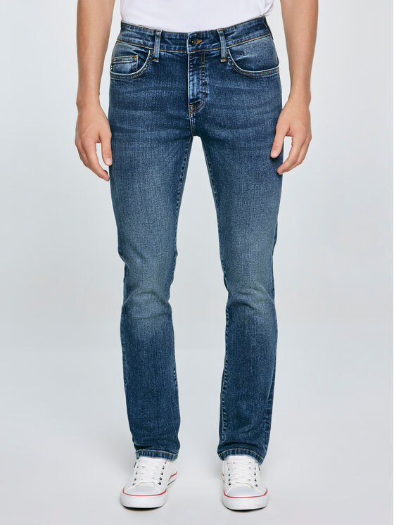 BIG STAR BIG STAR Jeansy TERRY Granatowy Slim Fit