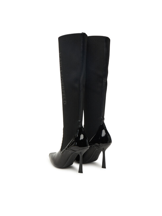 KARL LAGERFELD KARL LAGERFELD Csizma KL31373 Fekete