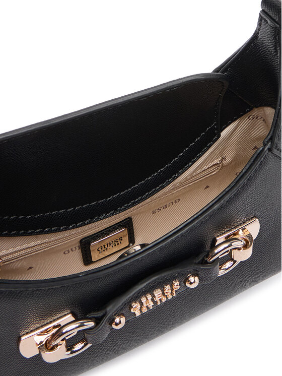 Guess Guess Дамска чанта Mimina Mini HWBG80 15720 Черен