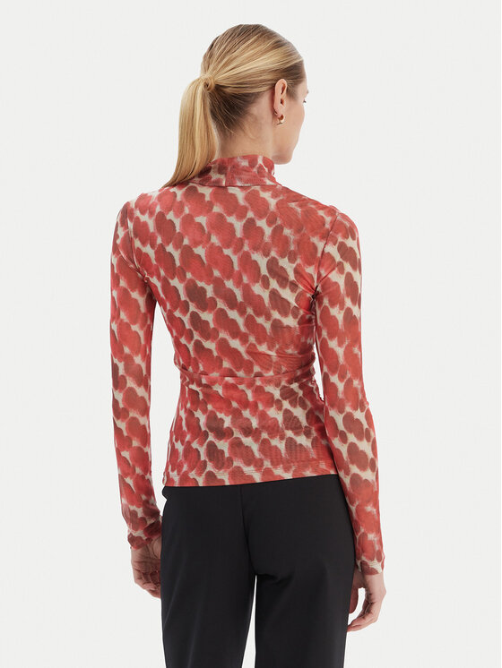 Bardot Bardot Blúzka Alba 60287TB Červená Slim Fit