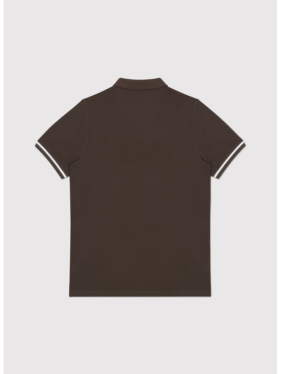Pako Lorente Pako Lorente Polo P26WN-TX-007 Brązowy Regular Fit